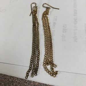 Gold earrings